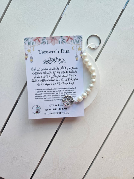 Taraweeh Pearl Counter & Dua Card