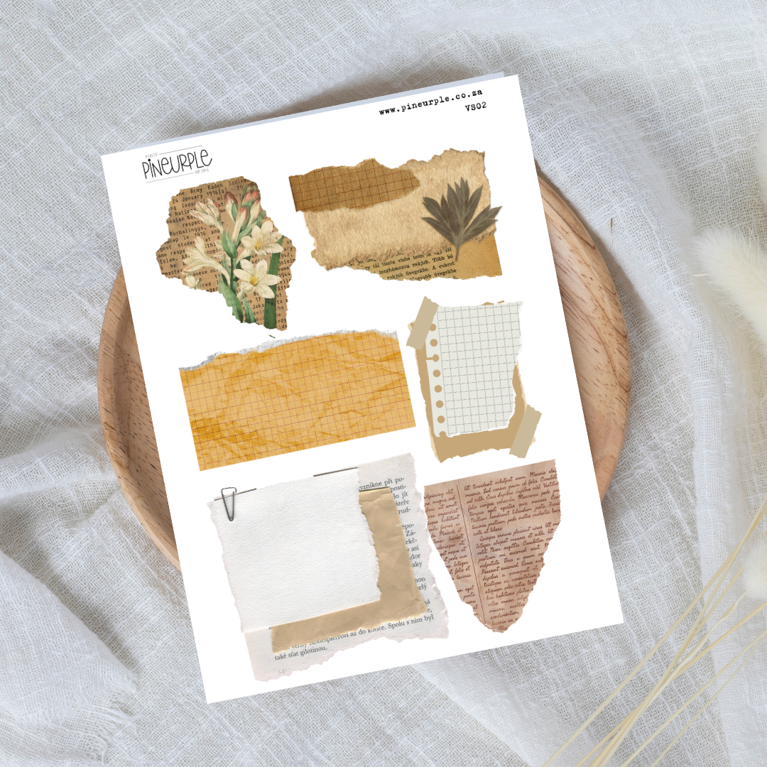 A5 Journal Sticker Sheet VS02