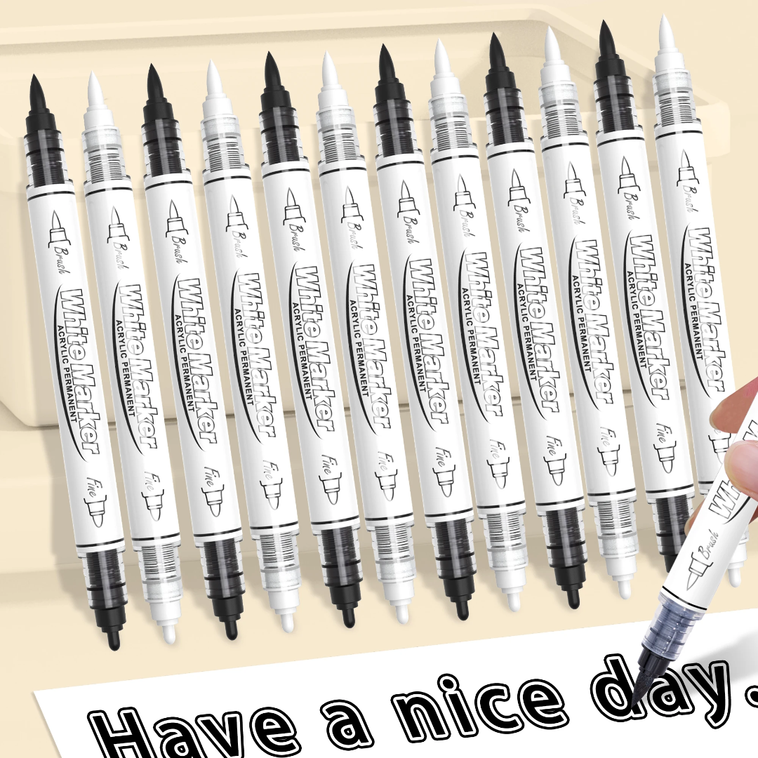 Dual Tipped Acrylic Marker- Single