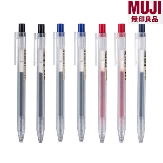 MUJI Knock Type Pen- Black