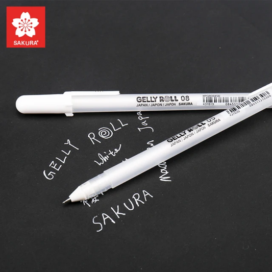 SAKURA GellyRoll White Pen
