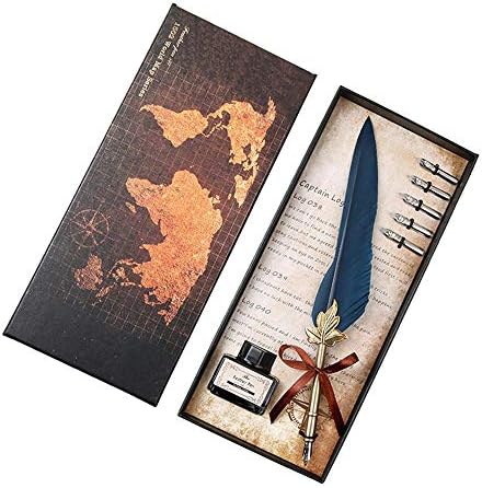 Feather Dip Pen Set