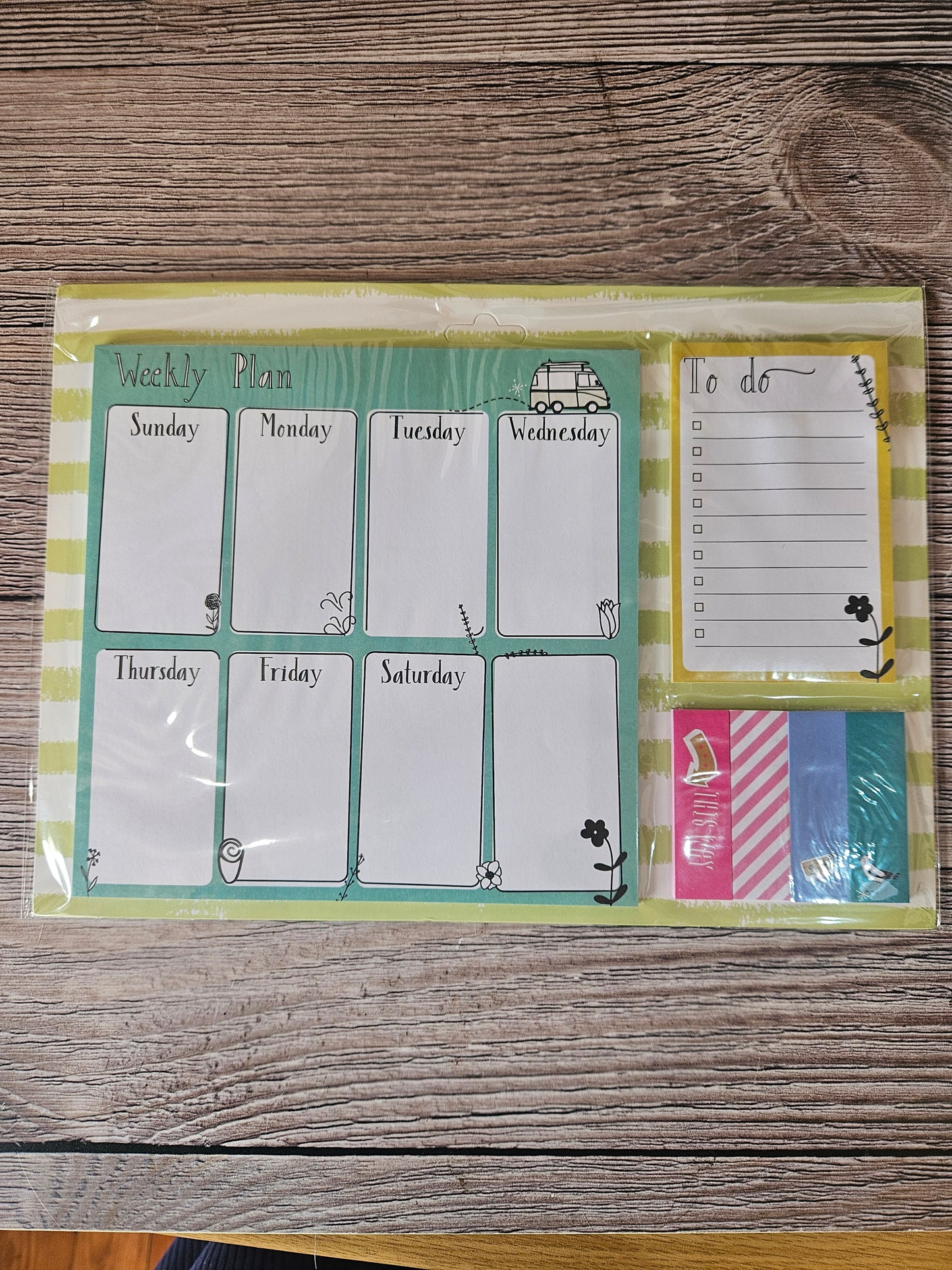 Weekly Memo Sticky Notes