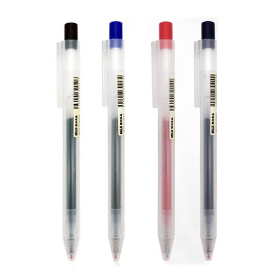 MUJI Knock Type Pen- Black