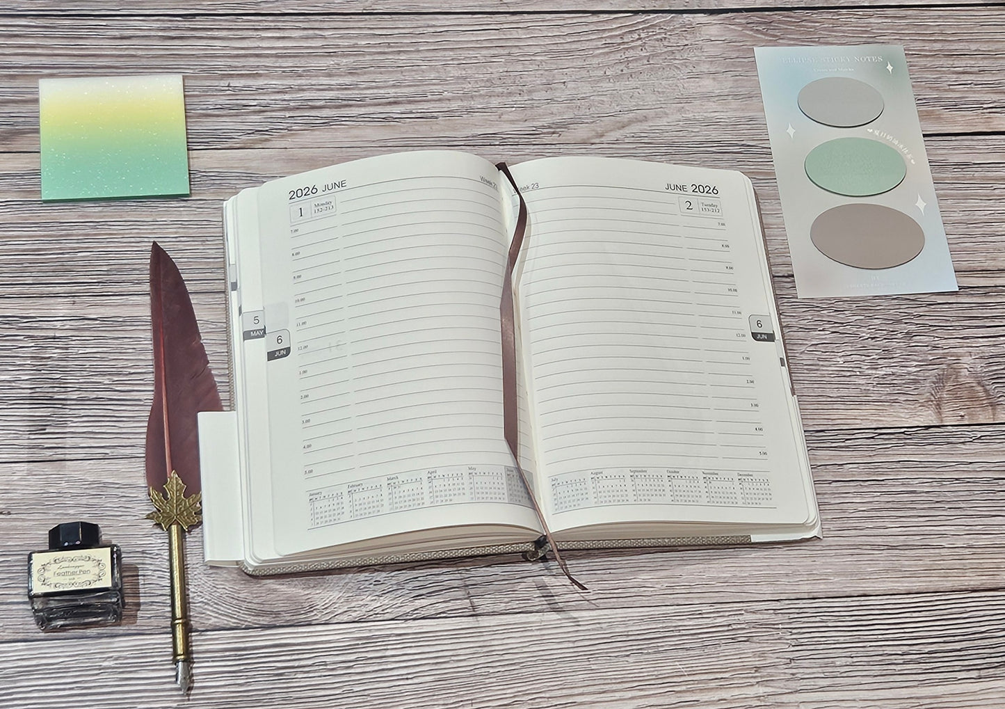 2026 Linen A5 Diary