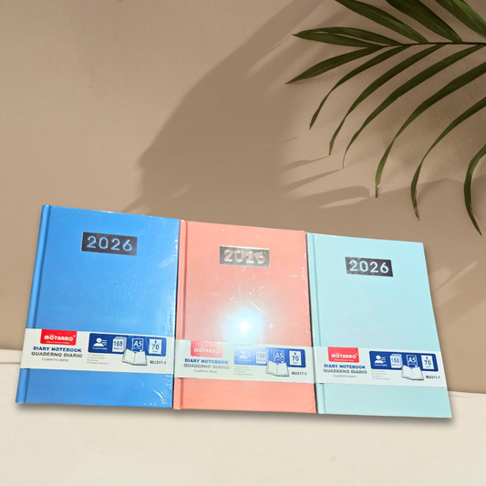 A5 Hardcover Pastel 2026 Diary