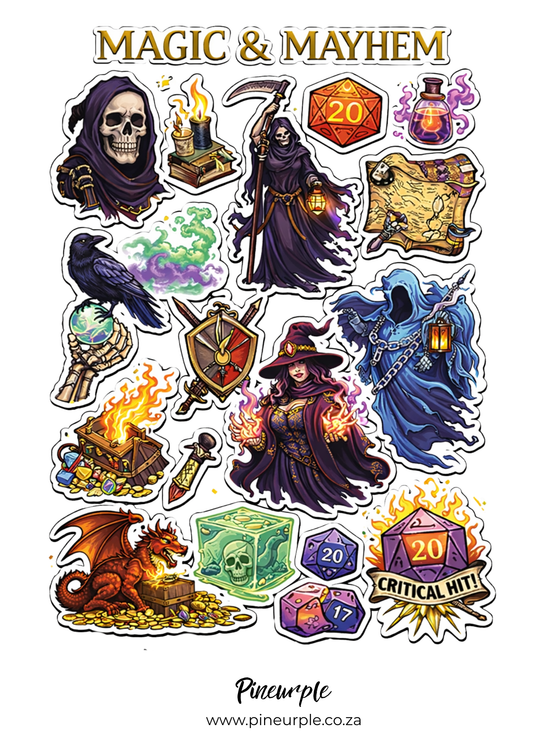 Magic & Mayhem Sticker Sheet