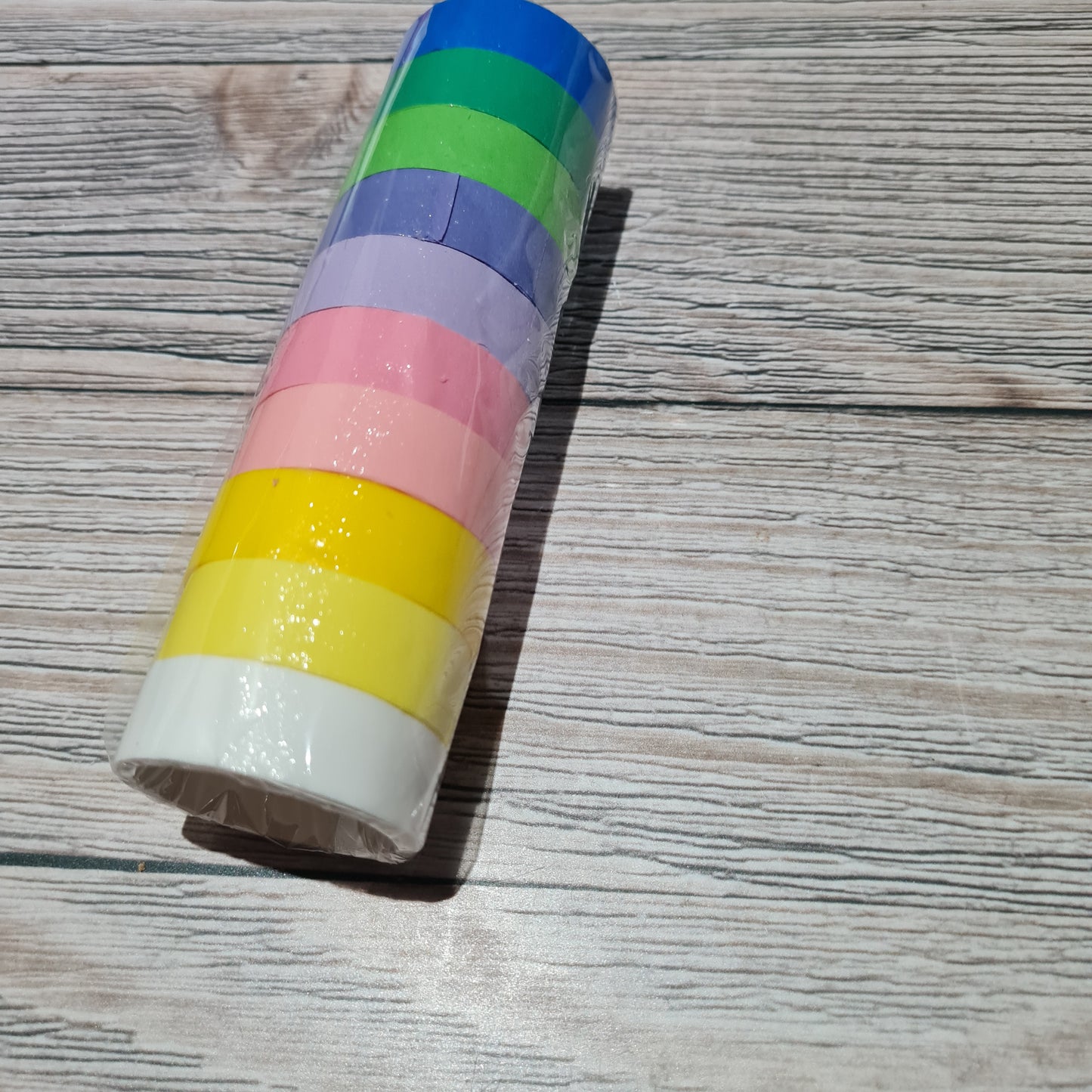 10pc pastel glittery washi tape