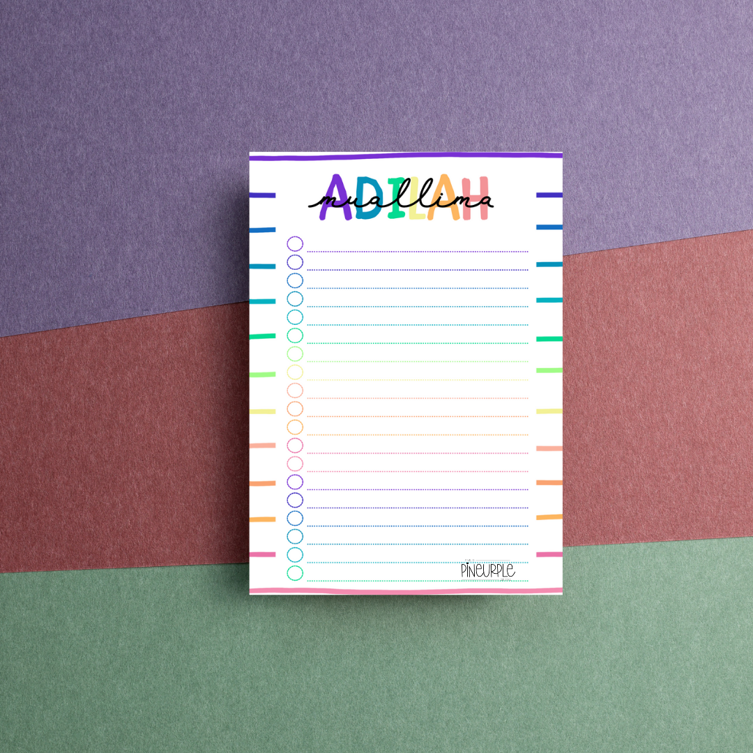 Teacher Memo Pad