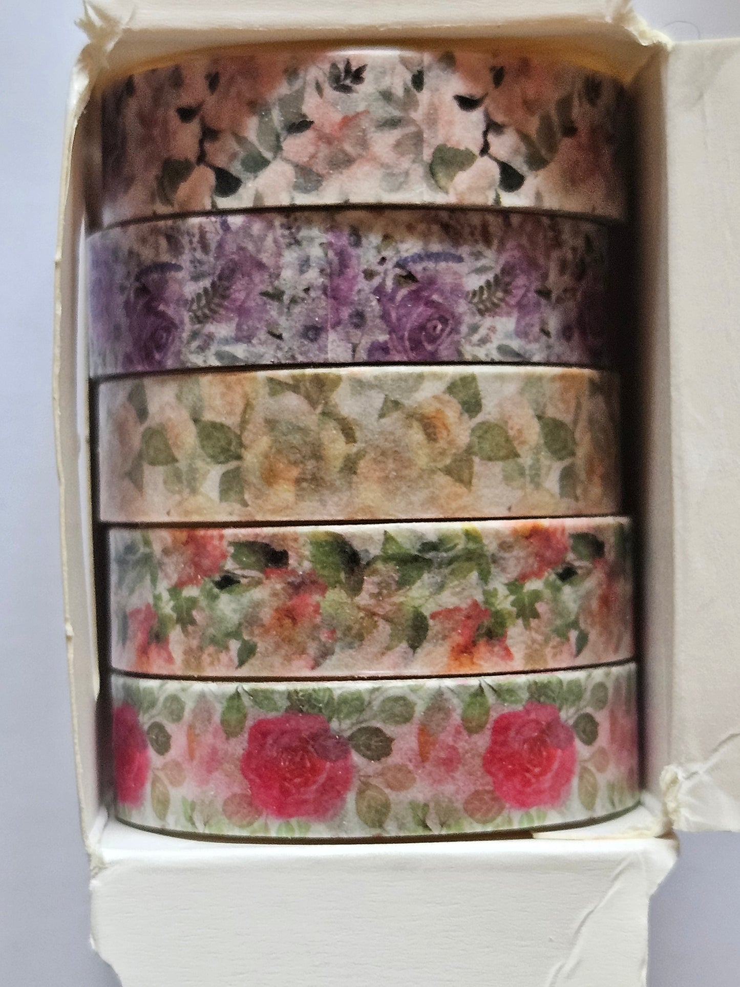 5pc Flower Washi Tape