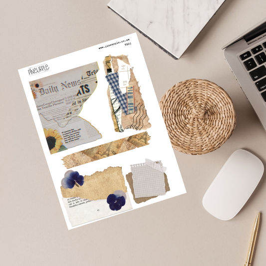 A5 Journal Sticker Sheet VS03