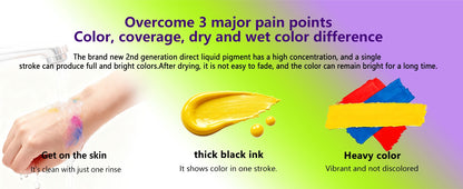 GuangNa 488 Colour Acrylic Brush Marker Set – With Storage Case