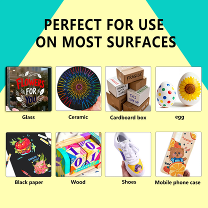 GuangNa 360 Colour Acrylic Brush Marker Set – With Storage Case