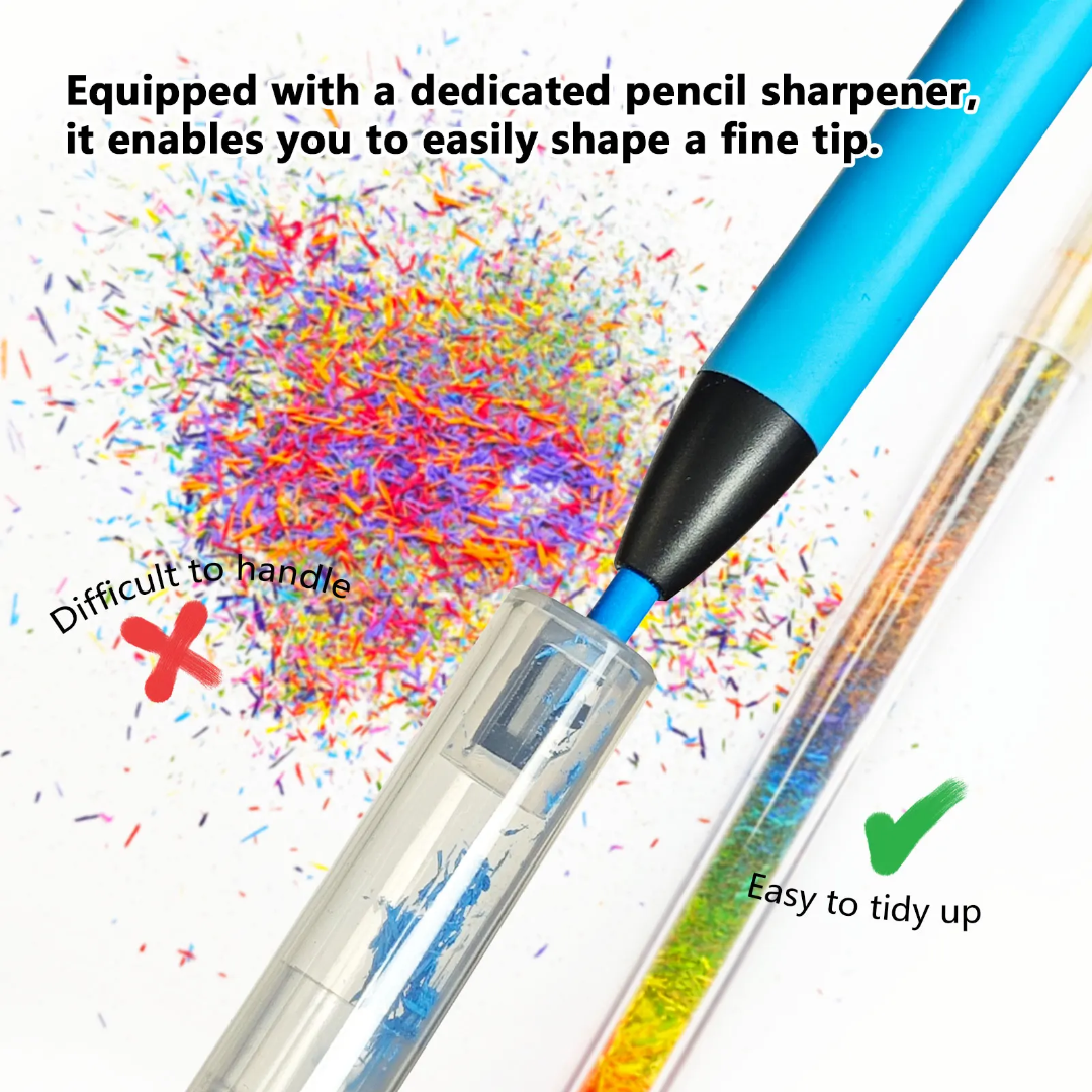 GuangNa Erasable Colour Pencils | 3mm Push-Button Mechanical Pencils – 48 Colours