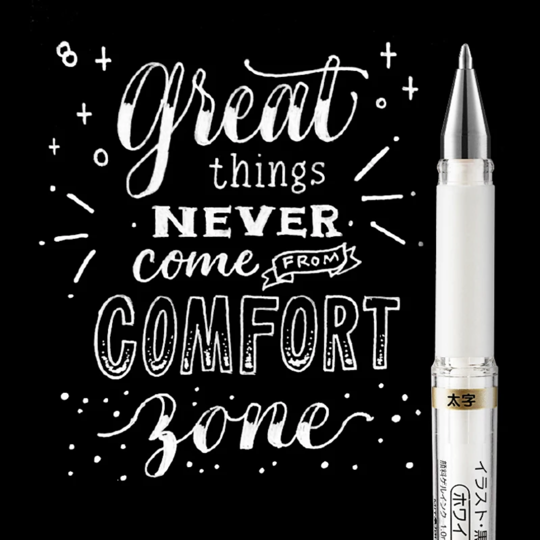 UniBall Signo Gel Pen 1mm - White