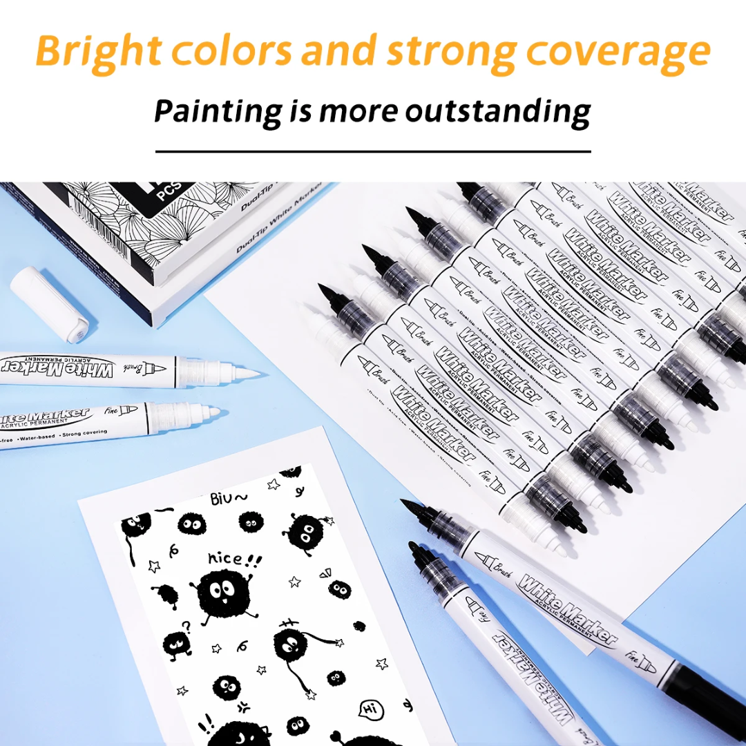 Dual Tipped Acrylic Marker- Single