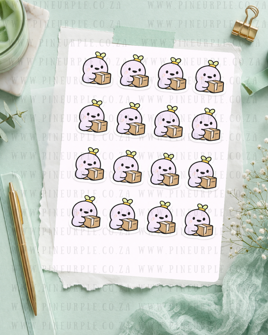 PineBean Sticker Sheet- Package Day