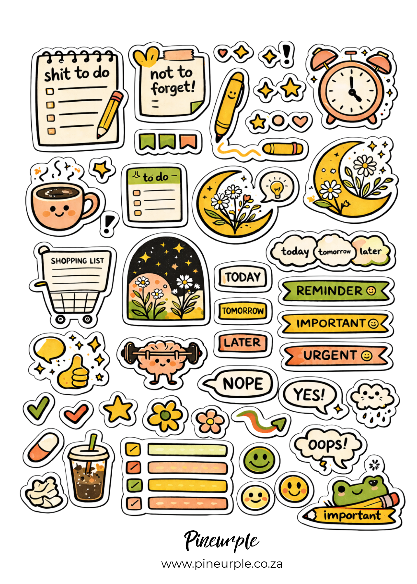 Planner Stickers A6