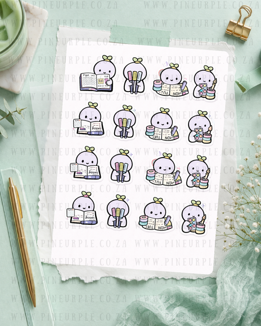 PineBean Sticker Sheet- Stationery Lover