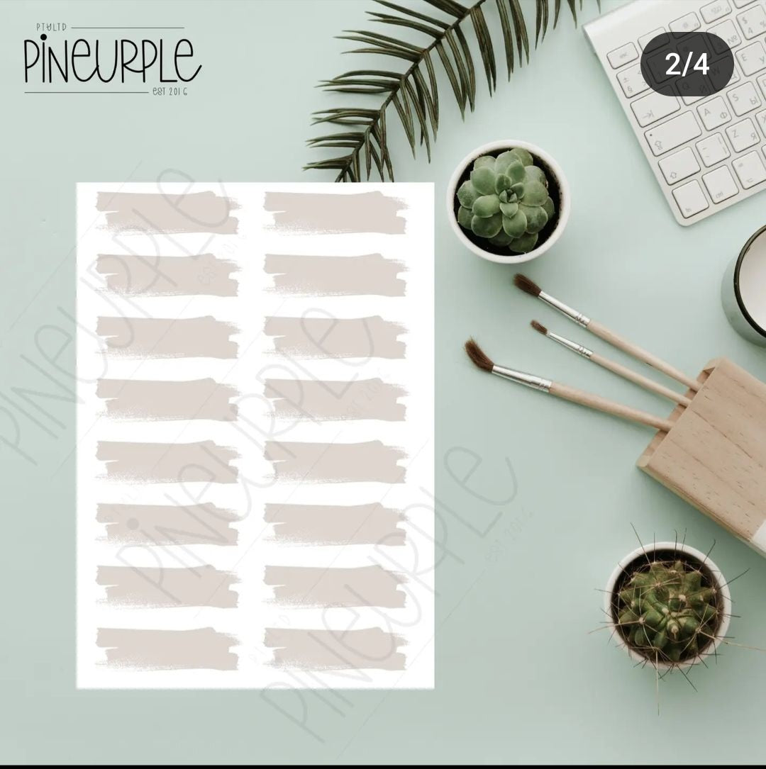 Journal Sticker sheets