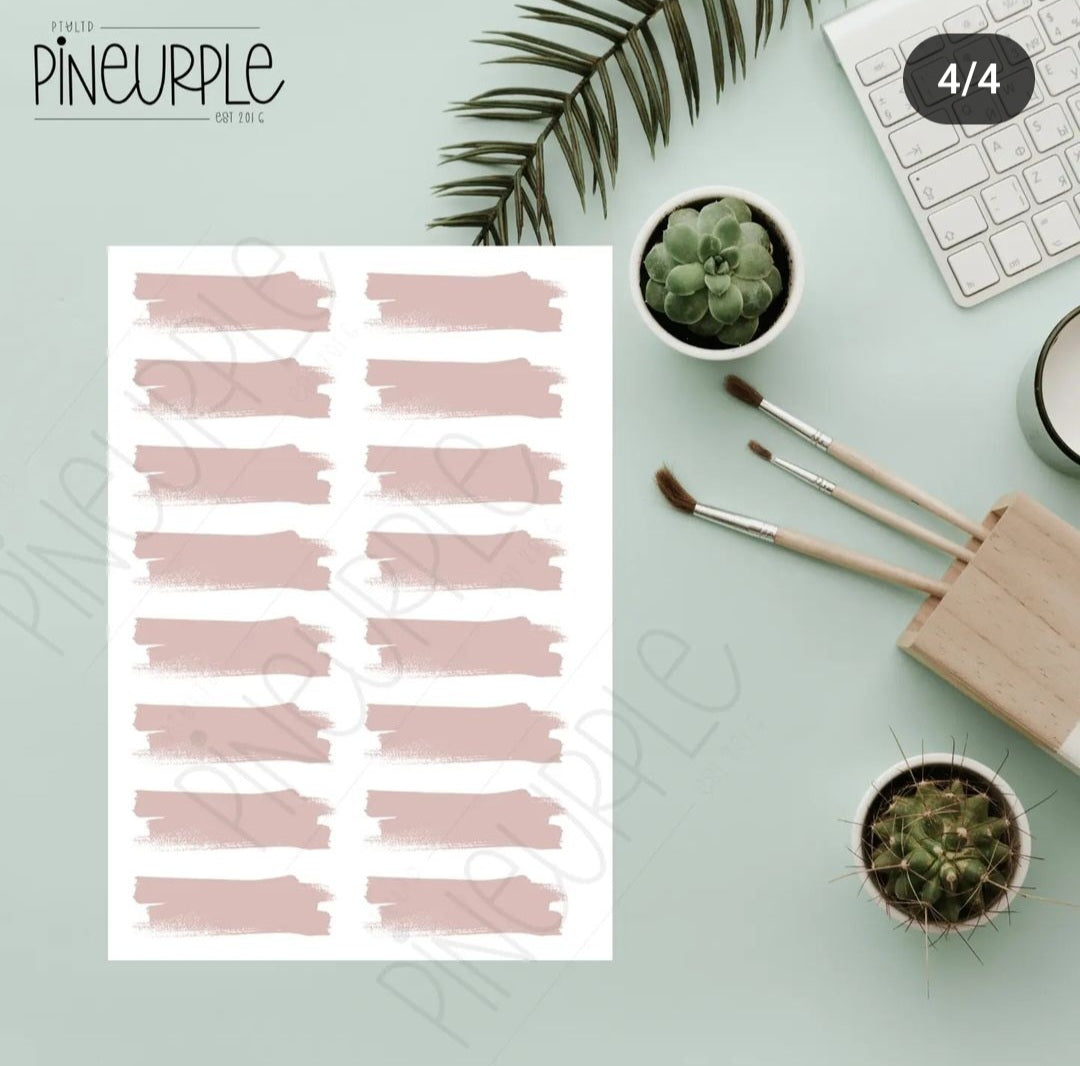 Journal Sticker sheets
