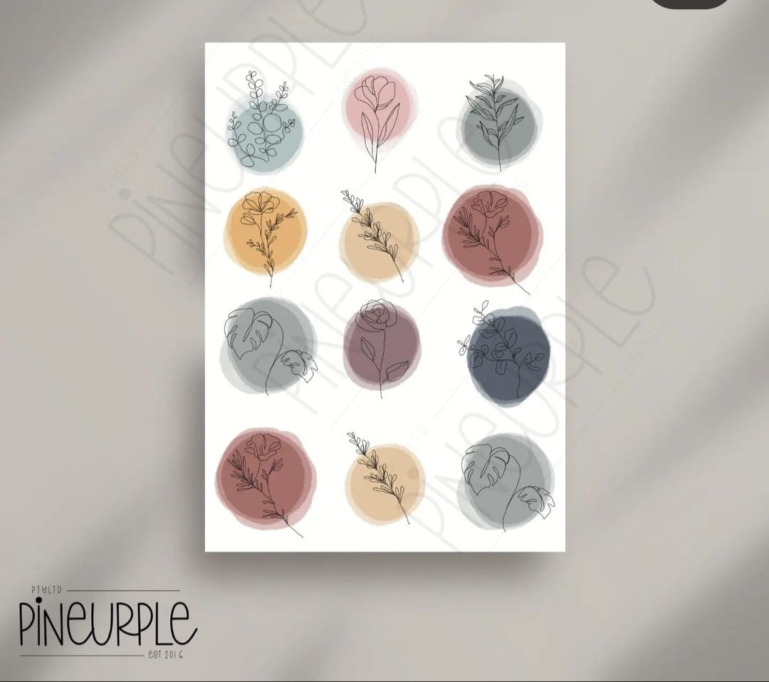 Journal Sticker sheets