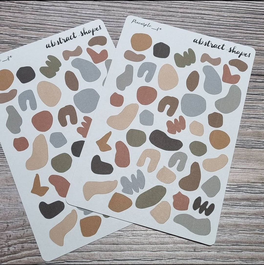 Journal Sticker sheets