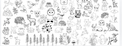 Large Colouring Sheets