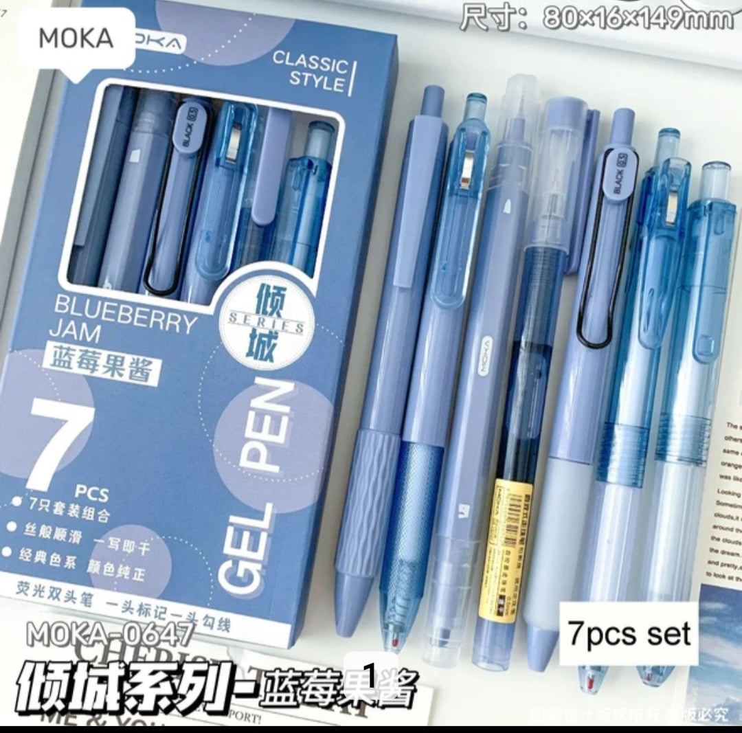 7pc Pen Set- PREORDER