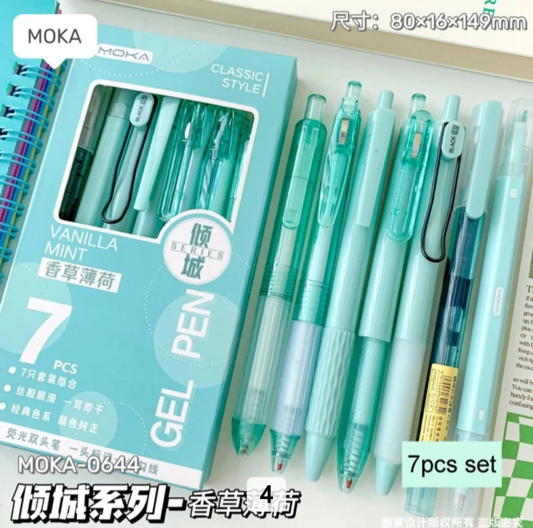 7pc Pen Set- PREORDER