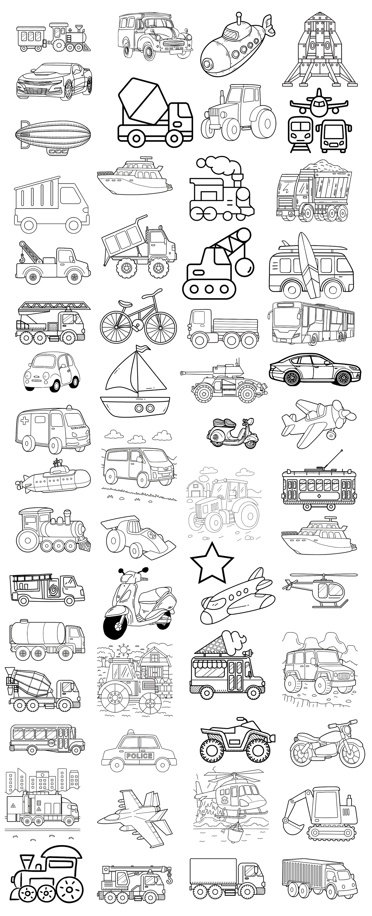 Large Colouring Sheets