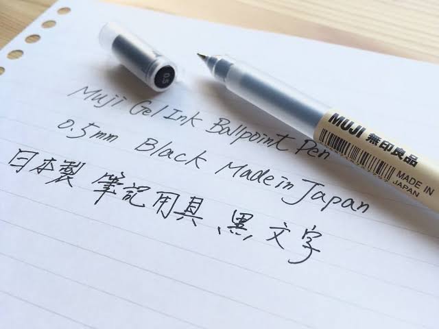 Muji Pen- Black