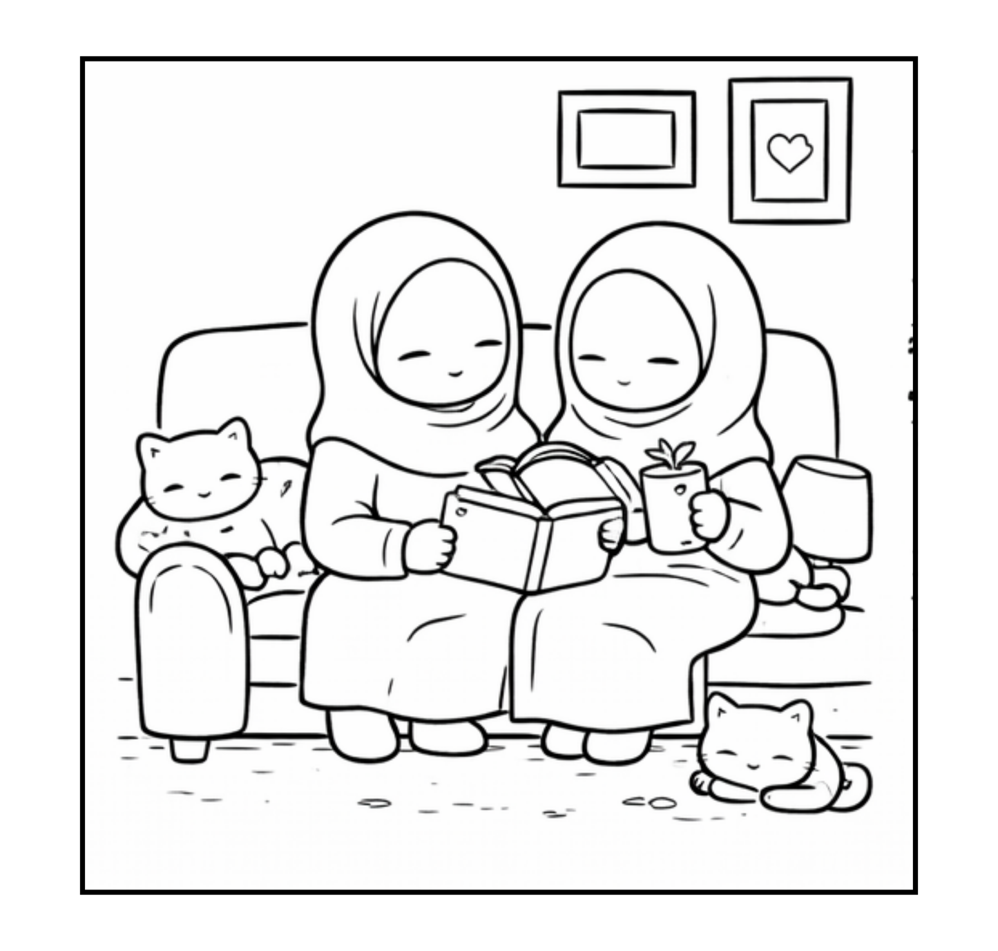 A Muslimah Colouring Book