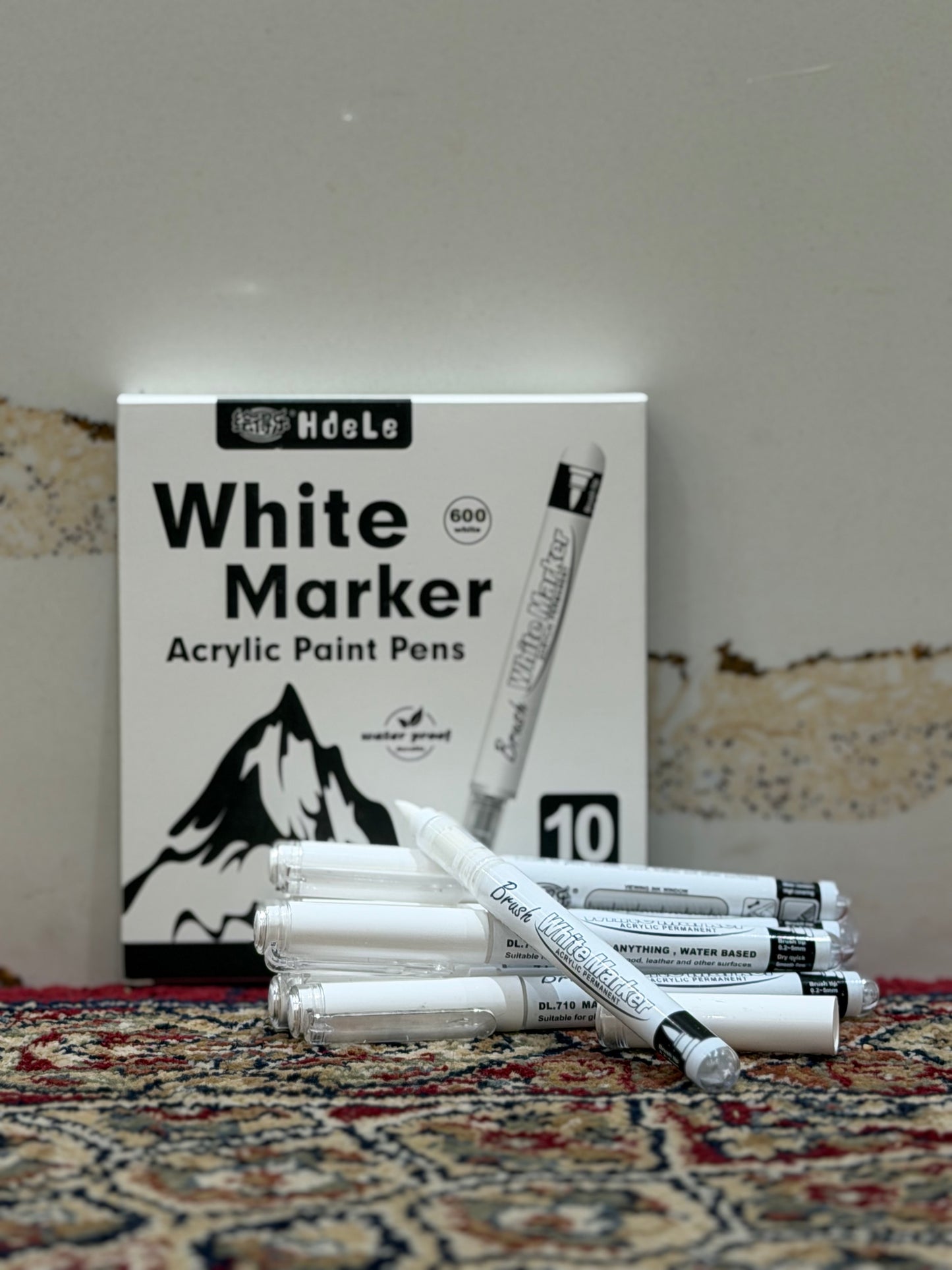 1pc Brush Acrylic White Marker