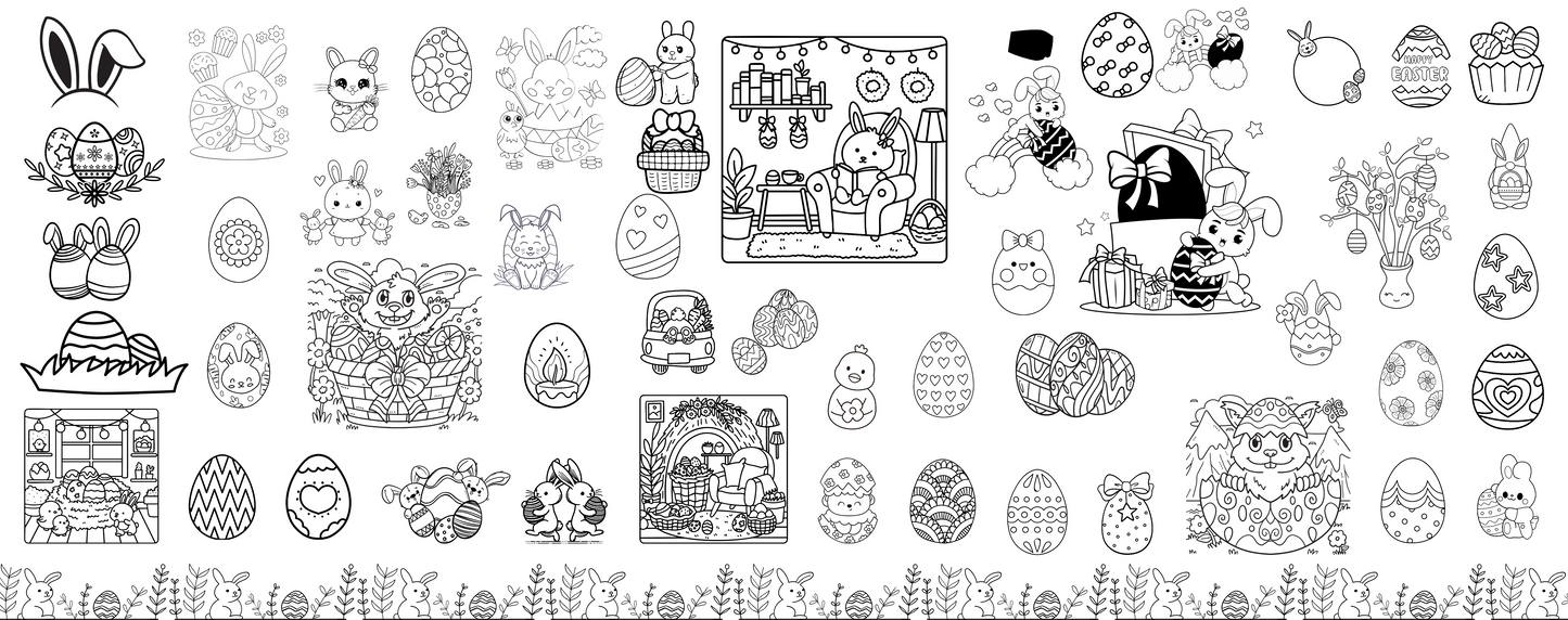 Large Colouring Sheets