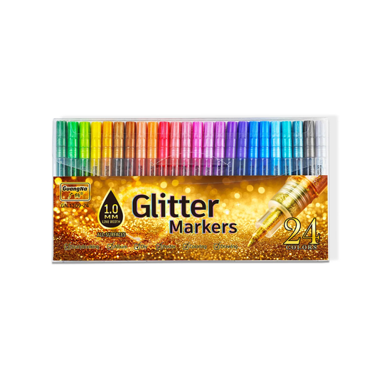 24pc Glitter Markers