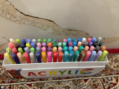 72pc Gel Acrylic Pens