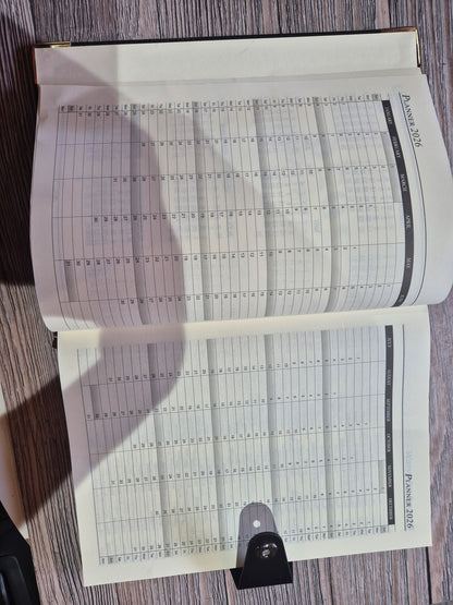 A4 Leather 2026 Diary - Magnetic Close