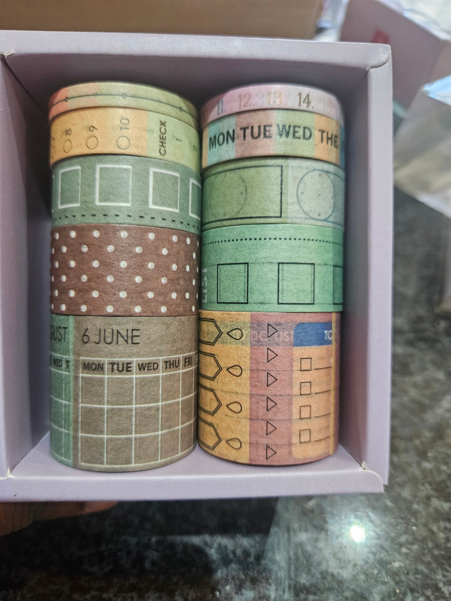 10pc Planner Washi Tape