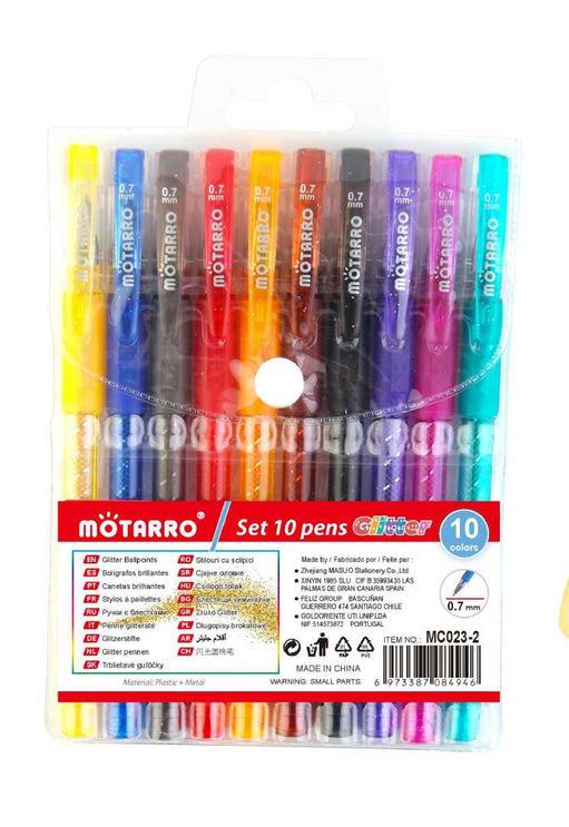 10pc Glitter Gel Pen
