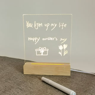 A5 light up dry erase board