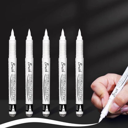 1pc Brush Acrylic White Marker