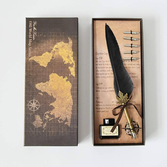 Feather Dip Pen Set