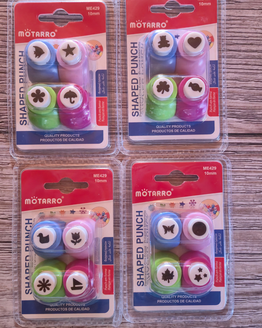 4pc Paper Punch- 10mm