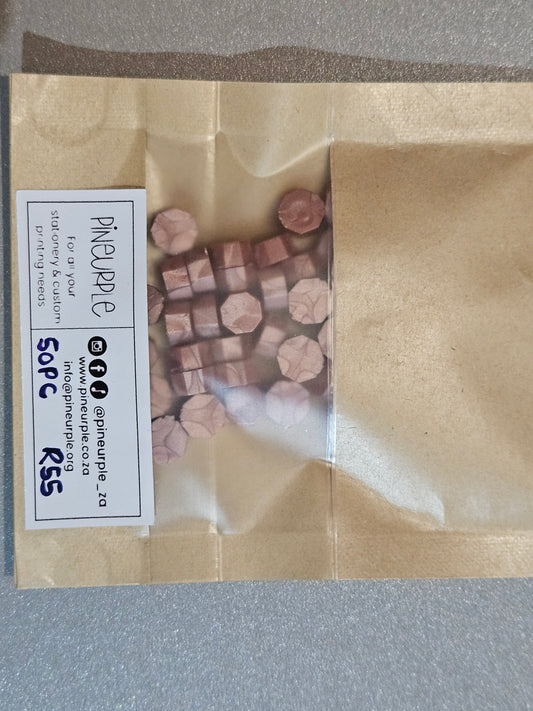 50pc Sealing Wax- Rose Gold