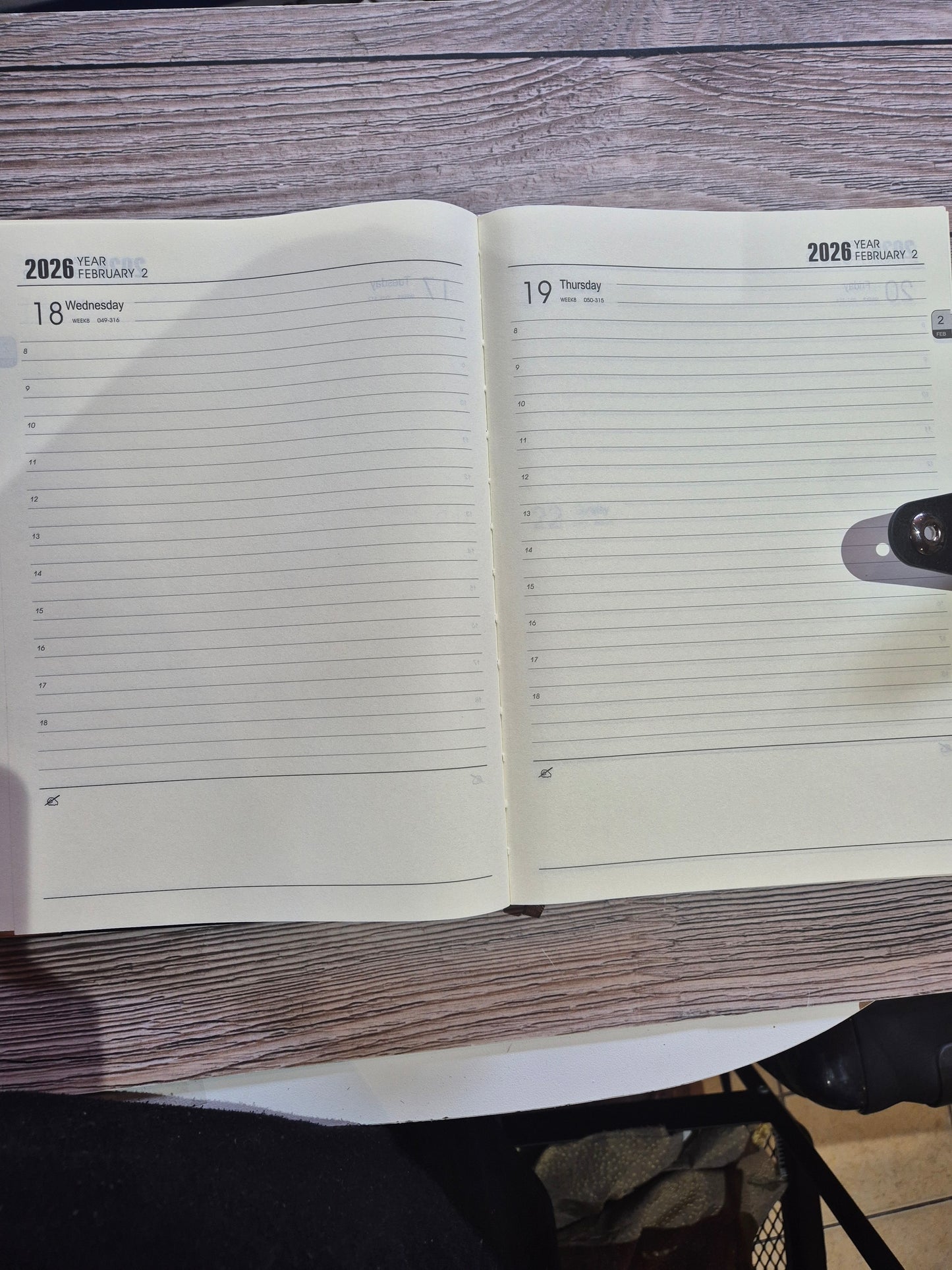 A4 Leather 2026 Diary - Magnetic Close