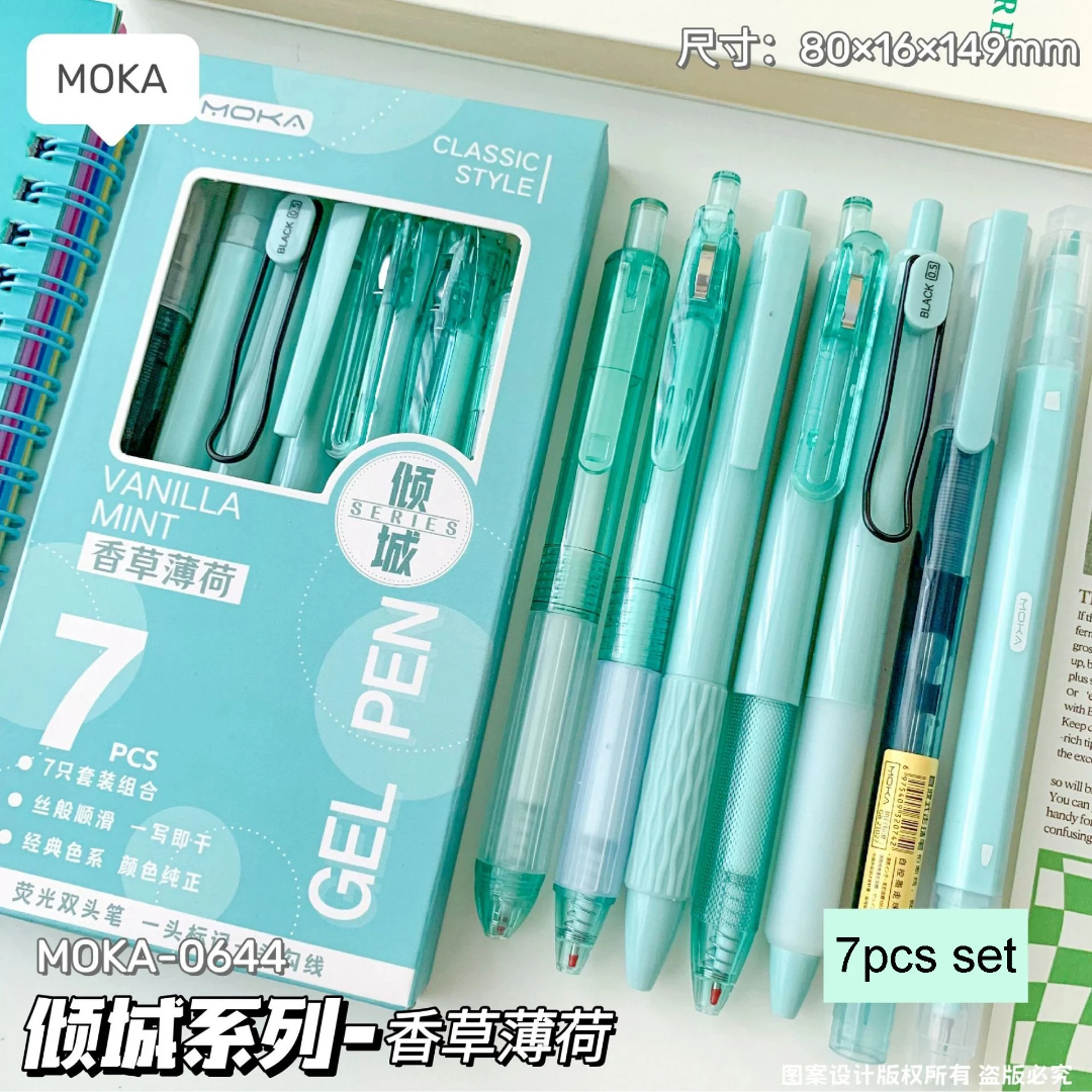 7pc Pen Set- PREORDER