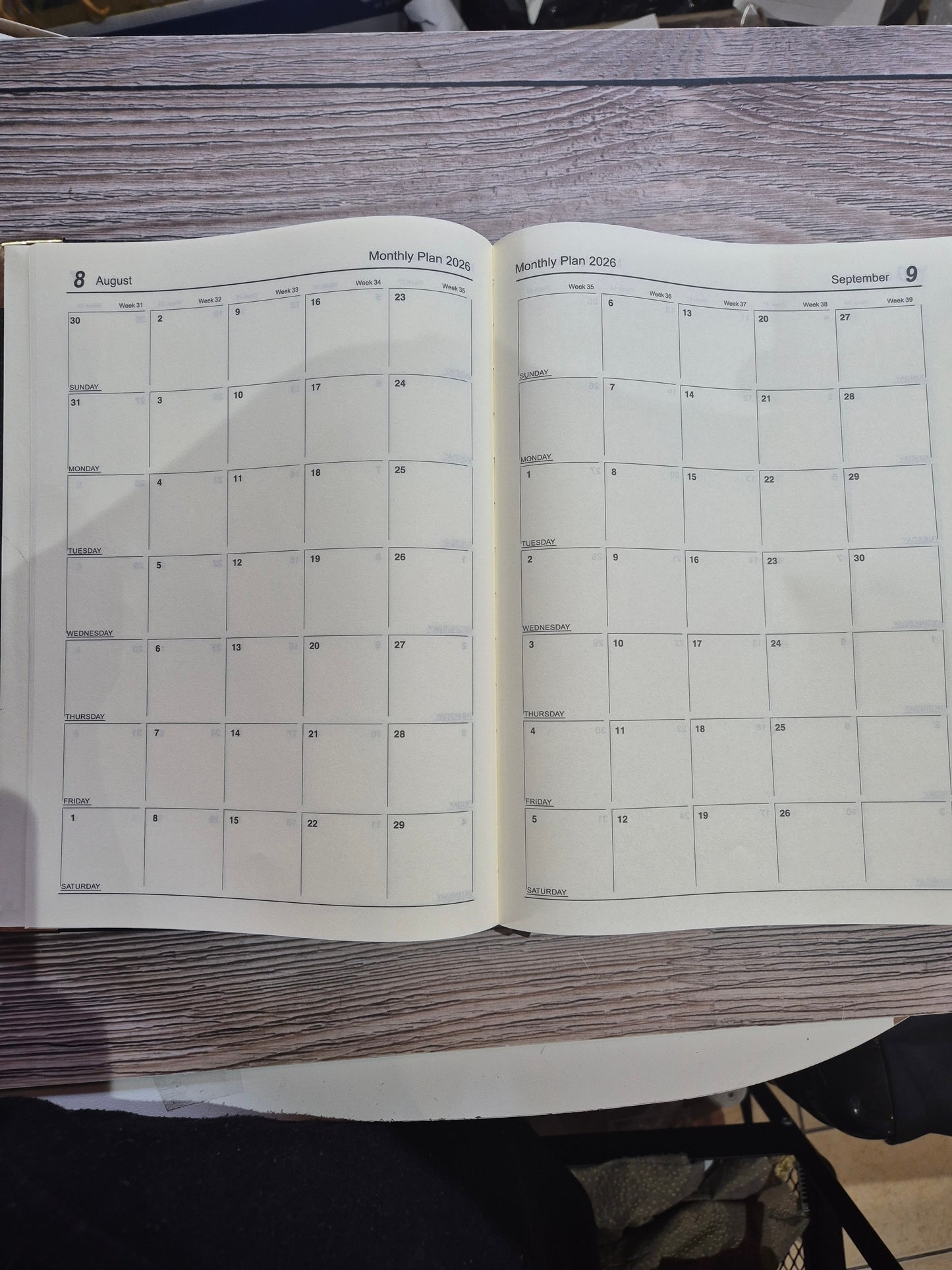 A4 Leather 2026 Diary - Magnetic Close