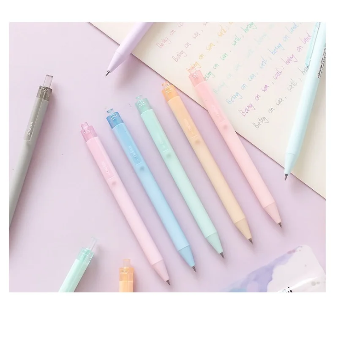Macaron Pastel Gel Ink Pens 8pc